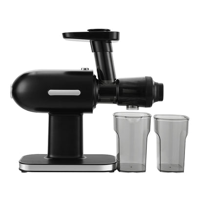 Devanti Cold Press Slow Juicer Fruit Juice Extractor 160W Black