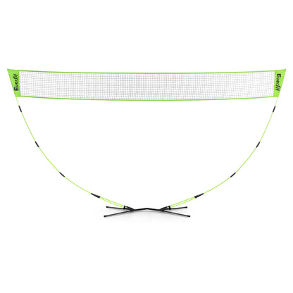 Everfit 3M Badminton Tennis Net Portable Volleyball Kit Yellow