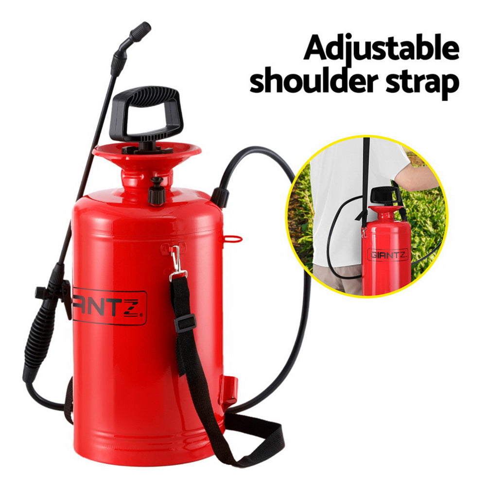 Giantz Weed Sprayer Pressure 7L Shoulder Pesticide Metal