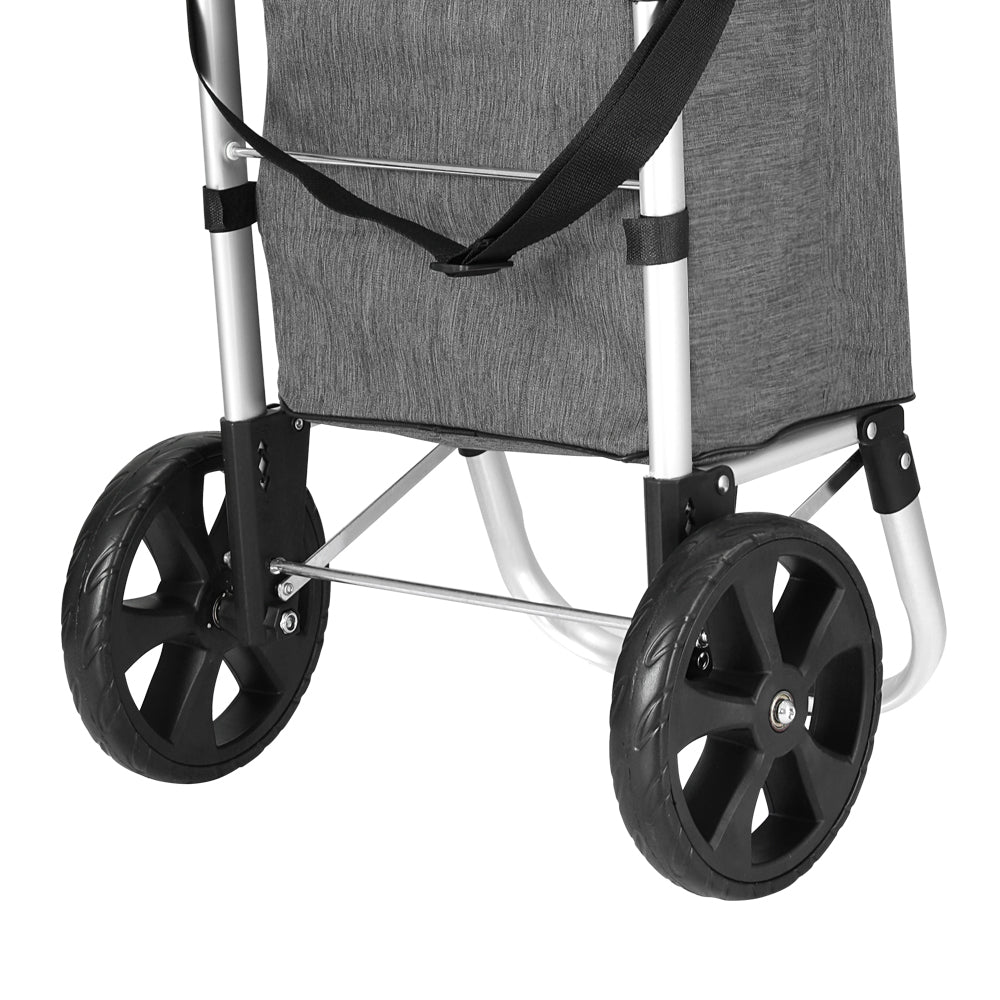 Emajin Shopping Trolley Cart 45KG Foldable Grey