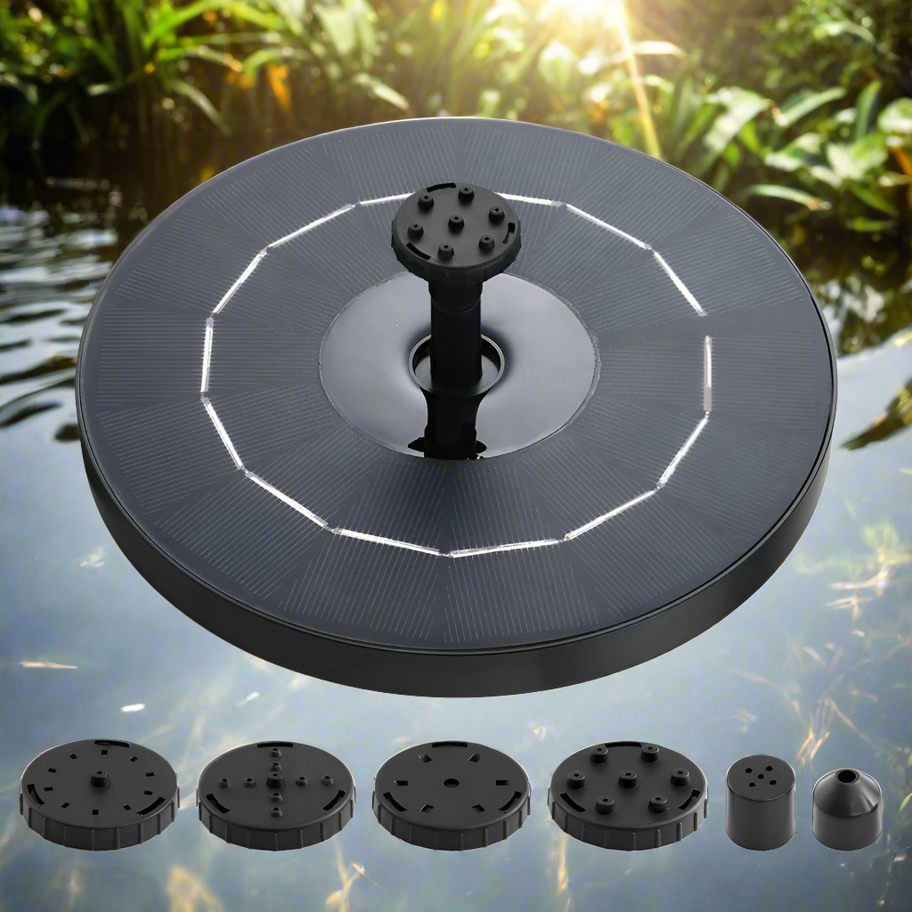 Gardeon Floating Solar Pond Water Fountain Pump Submersible Fountains 250L/H