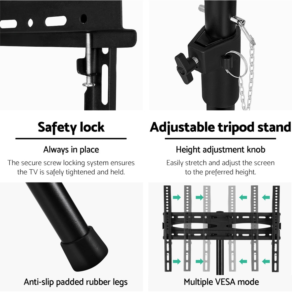 Artiss TV Stand Mount Bracket for 32"-70" LED LCD Tripod Floor Shelf Universal