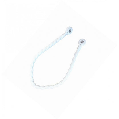 Magnetic weaved rope tieback Off White
