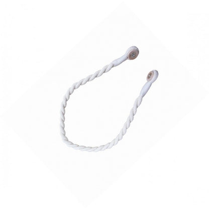 Magnetic weaved rope tieback Natural