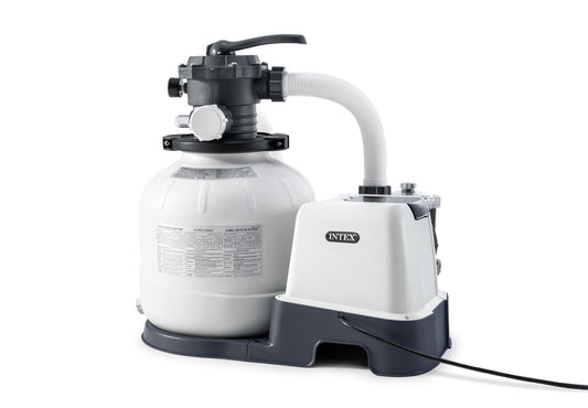 Intex Krystal Clear Sand Filter Pump and Saltwater Pool Chlorine System - 26676