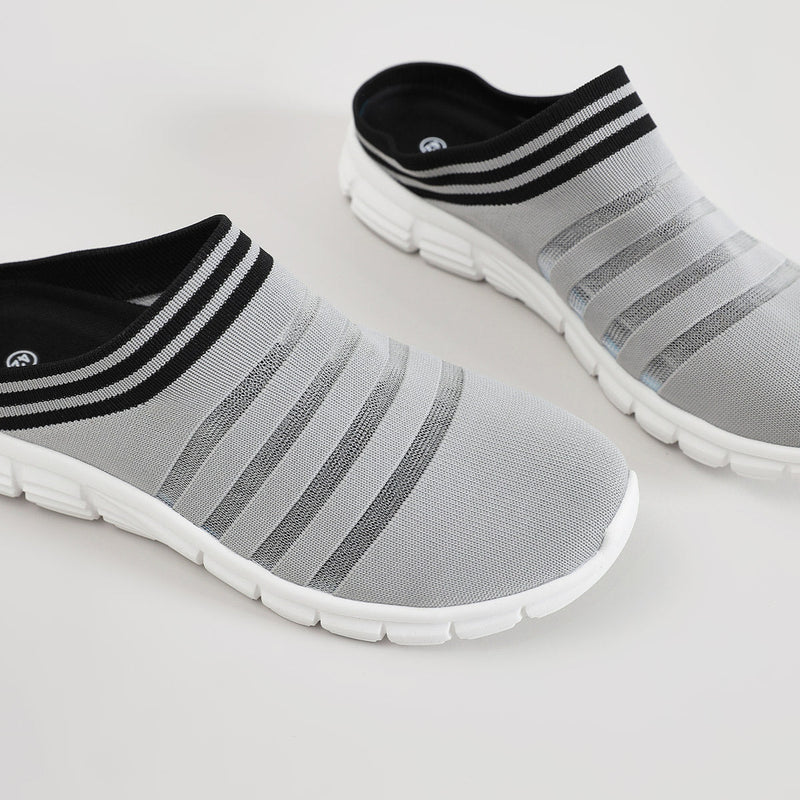 MEN'S BIRD'S NEST HALF-SANDALS  4555 - MEN - Grey / AUS Ladies12/Men10/Eu44/27cm