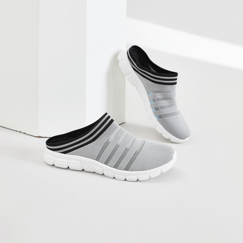 MEN'S BIRD'S NEST HALF-SANDALS  4555 - MEN - Grey / AUS Ladies12/Men10/Eu44/27cm