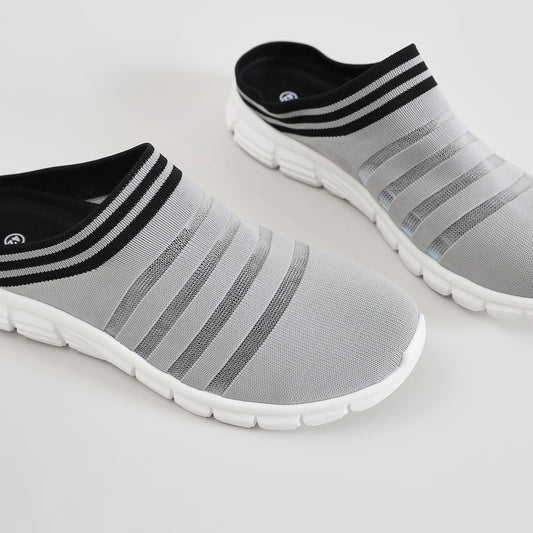 MEN'S BIRD'S NEST HALF-SANDALS  4555 - MEN - Grey / AUS Ladies14/Men12/EU46/29.5cm