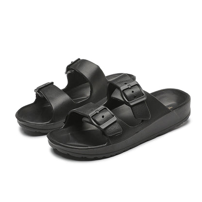 UNISEX BEACH SLIDES 0099 - MEN - Black / AUS Ladies6/Men4/EU37/23.5cm
