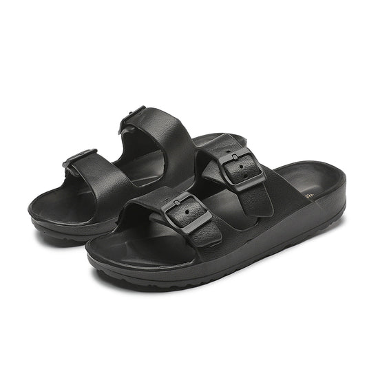 UNISEX BEACH SLIDES 0099 - MEN - Black / AUS Ladies7/Men5/EU38/24cm