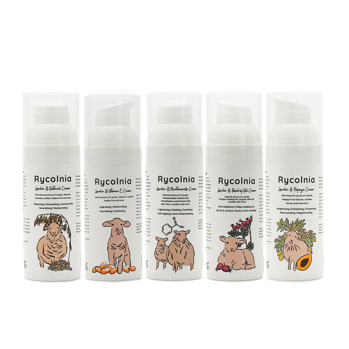 RYCOLNIA  Lanolin Cream Set