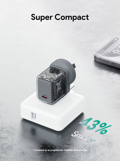 Aukey Comet 45W PD Fast Wall Charger GaN USB-C (PA-C2)