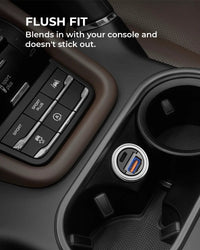 Aukey Enduro Nano AC 30W 2-Port Car Charger (CC-A3)