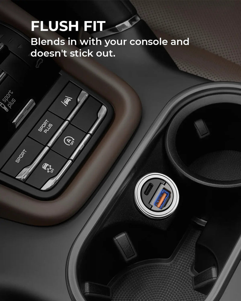 Aukey Enduro Nano AC 30W 2-Port Car Charger (CC-A3)