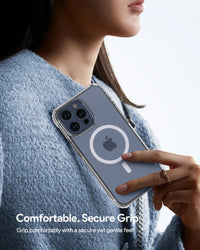Aukey Urban Guard Magnetic Hard-Shell iPhone 15 Phone case - Transparent (TM11A)