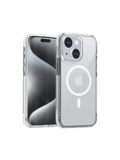 Aukey Urban Guard  Magnetic Hard-Shell iPhone 15 Pro Max Phone case - Transparent (TM11D)