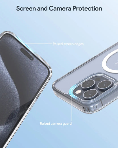Aukey Clearview Magsafe iPhone 15  Phone case - Transparent (TM10A)