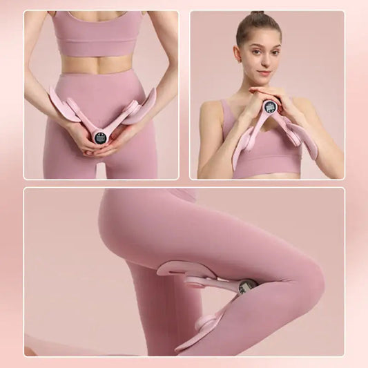 Smart Counting Pelvic Muscle Thigh Exerciser Pink