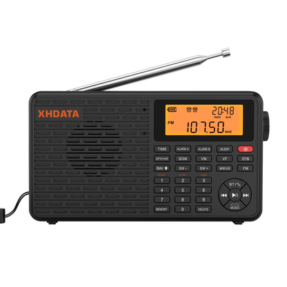 Stereo Digital Portable Radio Black
