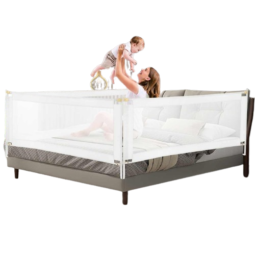 Bed Barrier Fence Safety Guardrail Security Adjustable