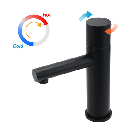 WELS 6L/min Black Standard Basin Mixer Vanity Sink Faucet Bubble Tap Laundry Set