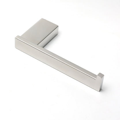 Polished Chrome Square Toilet Paper Roll Tissue Roll Holder Wall Mounted Hook