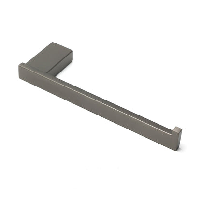 Gun Metal 304 Stainless Steel Square Towel Holder Rack Clothes Hook Kit Bathroom