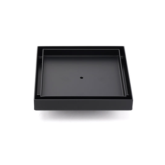 Matt Black 150x150mm Tile Insert Floor Drain Shower Grate 50mm Outlet Watermark