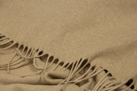 Paddington Throw - Fine Wool Blend - Camel