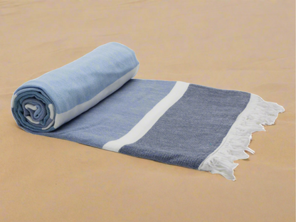 SORRENTO TURKISH COTTON TOWEL - SKY