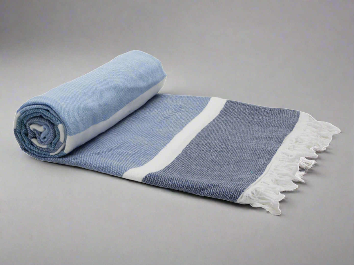 SORRENTO TURKISH COTTON TOWEL - SKY