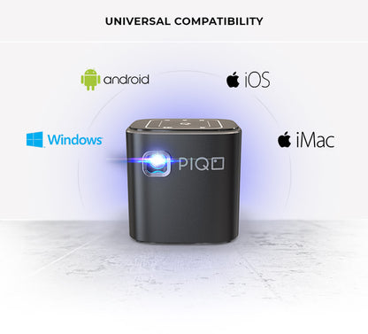 PIQO Projector The world's most smart 1080p mini pocket projector including 7 Accessories Value Pack