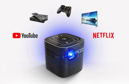 PIQO Projector The world's most smart 1080p mini pocket projector including 7 Accessories Value Pack