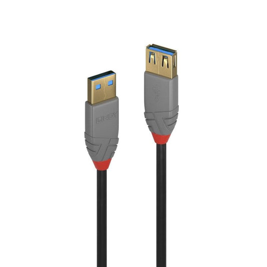 Lindy 1m USB-A 3.0 Extension Cable - Anthra Line