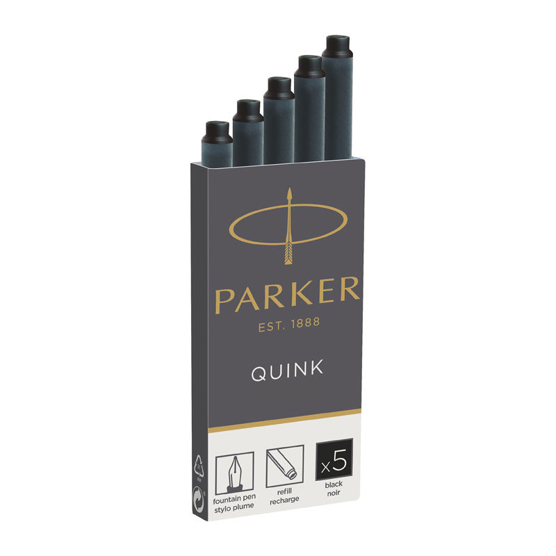 PARKER Long Cartridges Black