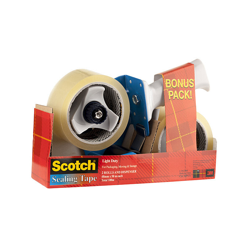 SCOTCH Dispenser BPS-1 & Pack of 2 Pack of g Tape