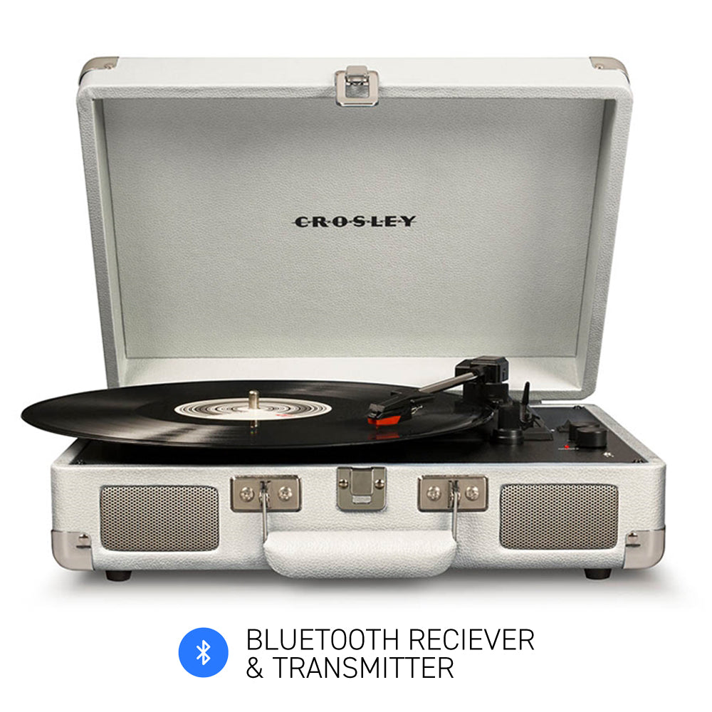 CROSLEY Crosley Cruiser White Sands - Bluetooth Portable Turntable