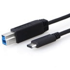 8WARE USB 3.1 Cable 1m Type-C to B Male to Male Black 10Gbps