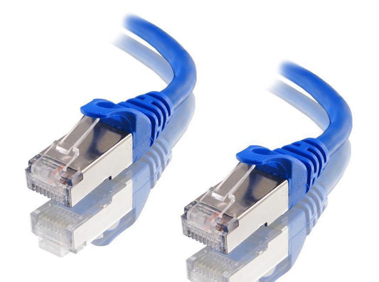 ASTROTEK CAT6A Shielded Ethernet Cable 10m Blue Color 10GbE RJ45 Network LAN Patch Lead S/FTP LSZH Cord 26AWG