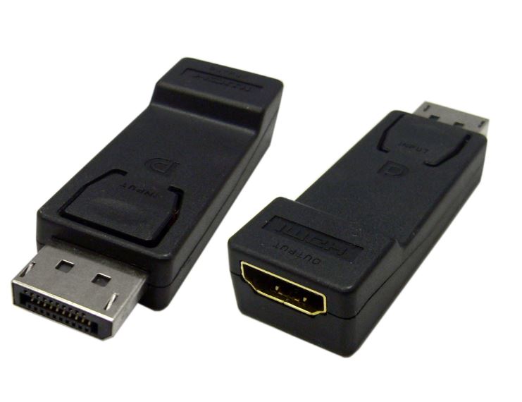 ASTROTEK DisplayPort DP to HDMI Adapter Converter Male to Female Gold PlatedCB8W-GC-DPHDMI