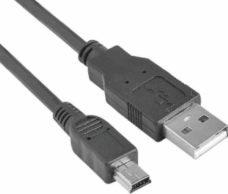 ASTROTEK USB 2.0 Cable 30cm - Type A Male to Mini B 5 pins Male Black Colour RoHS