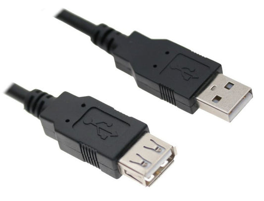 ASTROTEK USB 2.0 Extension Cable 30cm - Type A Male to Type A Female Transparent Colour RoHS CBAT-USB2-AA-1.8M