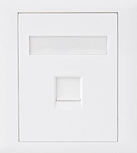 ASTROTEK CAT6 RJ45 Network Wall Face Plate Outlets 86x86mm 1 Port Socket Kit