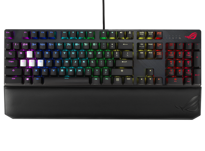 ASUS XA04 STRIX SCOPE DX/BN ROG Strix Scope Deluxe RGB Wired Mechanical Gaming Keyboard, Cherry MX Switches, Aluminum Frame