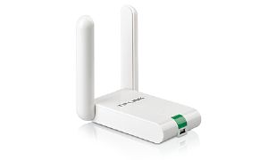 TP-LINK TL-WN822N N300 High Gain Wireless USB Adapter 2.4GHz (300Mbps) 1xMini USB2 802.11bgn 2x3dBi Omni Directional Antenna 1.5 meter USB cable