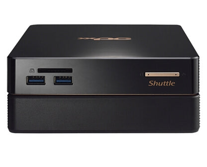 SHUTTLE XCB01 NC01U, VGA docking box, AMD Litho VGA card, 4K playback, 88W Adapter (LS), 3 x RS232 COM ports, 2 x USB 2.0, 1 x 2.5 12.5mm SATA 6 Gb/s HDD/SSD