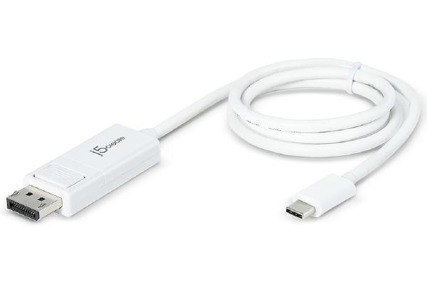 J5create JCA141 USB-C Type-C to 4K DisplayPort DP 1.2m Cable