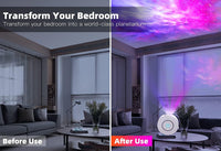 Star Projector Galaxy Light Bedroom connected with Alexa and Google Home