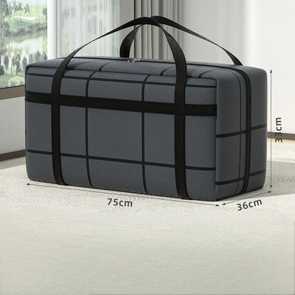 CARLA HOME 2-Pack 180L Extra Large Moving Storage Bags with Handles & Duty Zippered for Clothes, Travel, Space Saving & Camping
