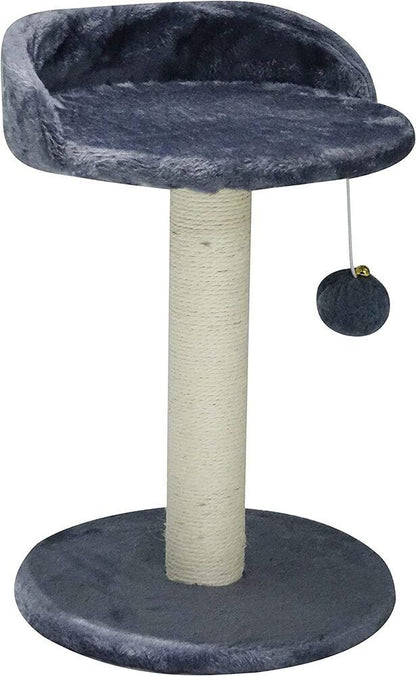 CARLA HOME Cat Tree Tower for Indoor Cats with Plush Perch, Sisal Scratching Post & Hanging Ball Toy for Kittens or Small Breeds